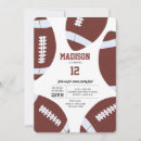 Search for american football birthday invitations Team