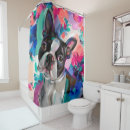 Search for boston terrier shower curtains Pet