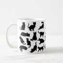 Search for cat silhouette mugs Pets