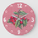 Search for red kitchen clocks Cherry
