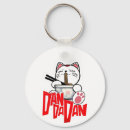 Search for lucky cat key rings Kawaii