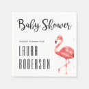 Search for pink flamingo napkins Watercolor