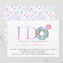 Search for doughnut bridal shower invitations Watercolor