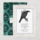 Search for ravens wedding invitations Black