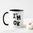 Search for block letters mugs Black and white