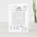 Search for word search cards Fun