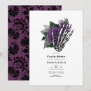 Search for purple halloween invitations Gothic