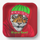 Search for tiger paper plates Winter