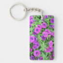 Search for purple petunia key rings Floral