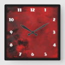 Search for modern in red black clocks Artistic