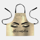 Search for gold glitter sparkle aprons For her
