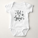Search for let it snow baby clothes Snowflakes