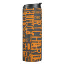 Search for orange pattern travel mugs Cool