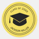 Search for yellow graduation stickers High school