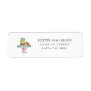 Search for macaron return address labels Macaroons