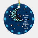 Search for i love you to the moon and back christmas tree decorations Heart