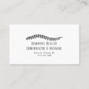 Search for chiropractic business cards Spine