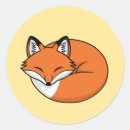 Search for sleeping cartoon stickers Fox