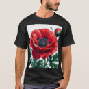 Search for remembrance poppy tshirts Flower