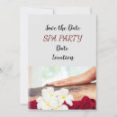 Search for massage party invitations Spa
