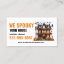 Search for halloween business cards Light