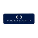 Search for seahorse wedding return address labels Nautical
