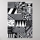 Search for black and white geometric pattern posters Abstract