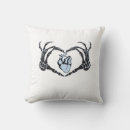 Search for halloween skeleton cushions Heart hands