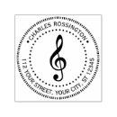 Search for music bookplates Treble clef
