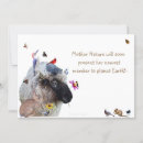Search for sheep baby shower invitations Butterfly