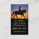 Search for western business cards Riding