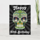 Search for sugar skull birthday cards Dia de los muertos