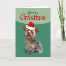 Search for yorkie christmas cards Green