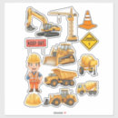 Search for construction machine stickers Dump truck