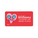 Search for happy valentines day return address labels Vintage