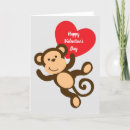 Search for monkey valentines day cards Happy