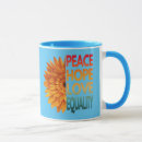 Search for peace hope love mugs Kindness