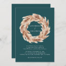 Search for teal wedding invitations Bohemian