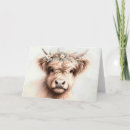 Search for highland cow cards invites Boho