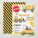 Search for stop the traffic birthday invitations Construction birthday party