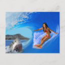Search for surfer girl postcards Ocean