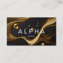 Search for liquid business cards Gold