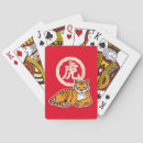 Search for chinese new year playing cards Red