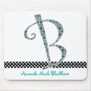 Search for b monogram mousepads Pink