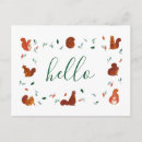 Search for cute squirrels postcards Fall