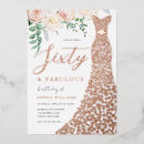 Search for foil invitations Rose gold