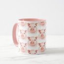 Search for pig farm mugs Watercolor