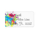 Search for splatter labels Colourful