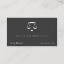 Search for judicial business cards Scales of justice