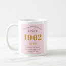Search for 1962 coffee mugs 60th birthday